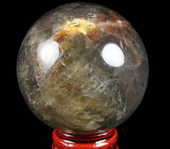 Polished Black Moonstone Sphere - Madagascar #78947